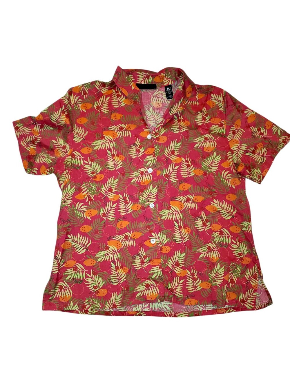 Casual Cherry Tropical Hawaiian
